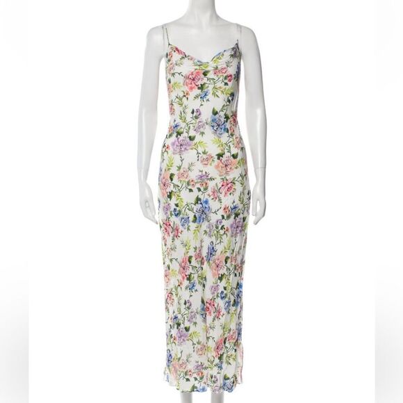 Alice + Olivia Floral Slip Dress - Picture 1 of 3